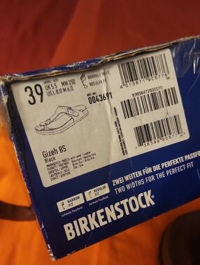 Birkenstock Gizeh BS Black Women's Sandals